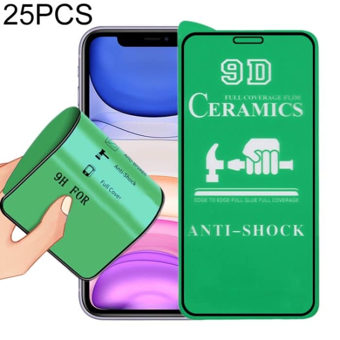 Für iPhone 11 / XR 25pcs 2.5D Full Glue Full Cover Ceramics Film – Bild 1