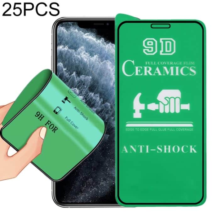 Für iPhone XS Max / 11 Pro Max 25 Stück 2.5D Full Glue Full Cover Ceramics Film – Bild 1