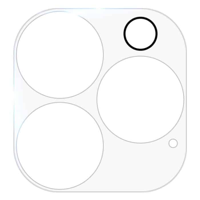 Für iPhone 13 Pro 50 Stück HD-Rückseitenkamera-Objektivschutzfolie aus gehärtetem Glas – Bild 2