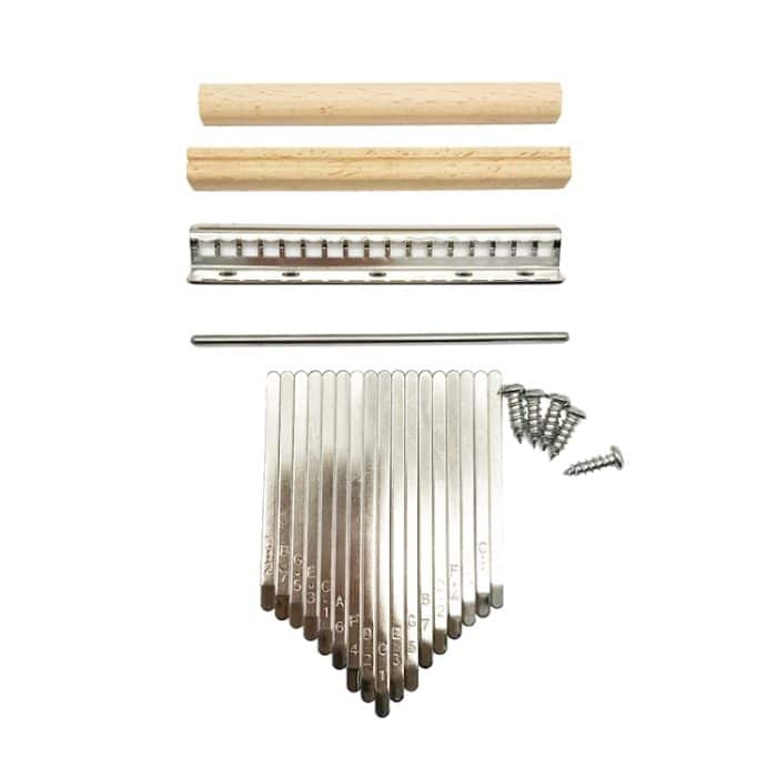 2 stücke 17 ton thumb piano keys kalimba pickaccessoires kit – Bild 2