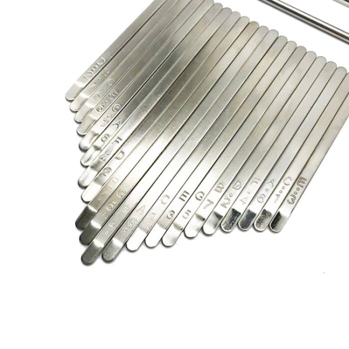 21 Ton thumb Piano Keys Kalimba Pick Zubehör Kit – Bild 3