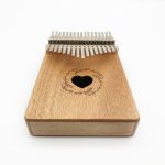 17 Ton Mahagoniholz ​​Thumb Piano Kalimba – Bild 2