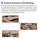Hyperdrum Somatosensory Virtual Drum Kit Intelligentes tragbares Musikinstrument, Hyperdrum Somatosensory Virtual Drum – Bild 3