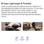 Hyperdrum Somatosensory Virtual Drum Kit Intelligentes tragbares Musikinstrument, Hyperdrum Somatosensory Virtual Drum – Bild 5