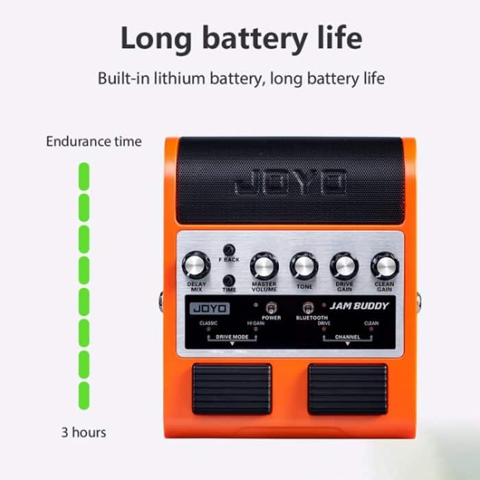 JOYO JAM BUDDY Bluetooth 4.0 Dual Channel mit Effektor-Ladegitarre, kleiner Lautsprecher – Bild 3