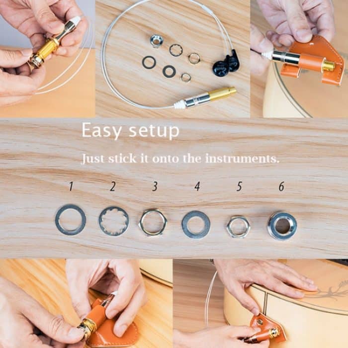 JOYO GGP-03 Piezo-Kontaktpatch Externer Tonabnehmer – Bild 5