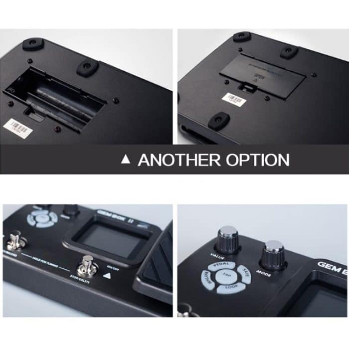 JOYO GEM-BOX2 Multifunktionaler integrierter E-Akustik-Gitarreneffektor mit Pedal und Drum Machine – Bild 3