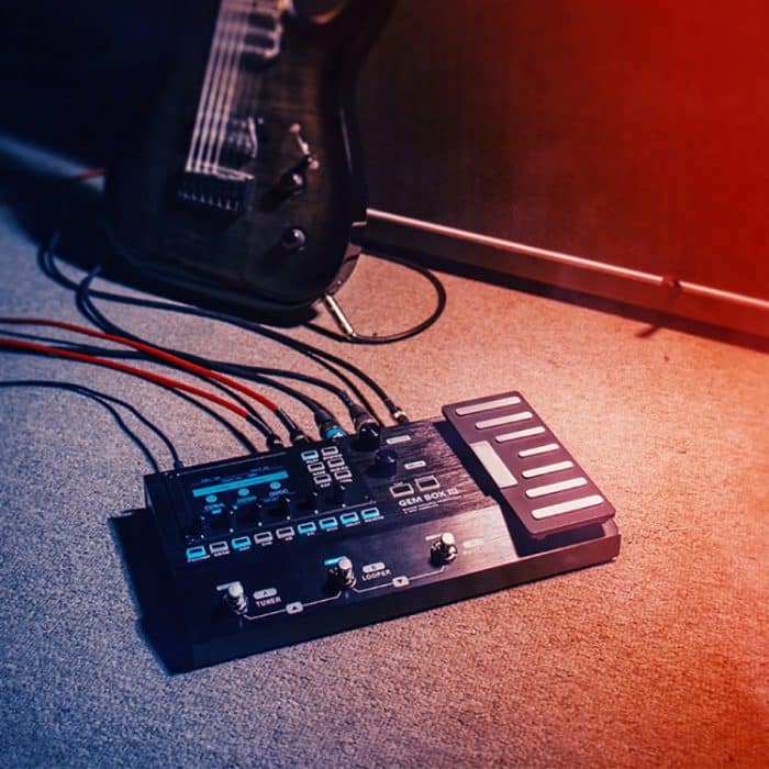 JOYO GEM-BOX3 Multifunktionaler integrierter E-Akustik-Gitarreneffektor mit Pedal und Drum Machine – Bild 6