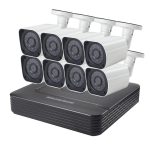 A8B6 8-Kanal-Bullet-IP-Kamera-NVR-Kit, unterstützt Nachtsicht/Bewegungserkennung, IR-Entfernung: 15 m, A8B6/Kit 720P 1.0MP, A8B6/Kit 960P 1.3MP, A8B6/Kit 1080P 2.0MP – Bild 2