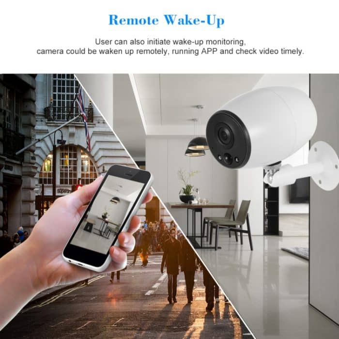 VESAFE VS-DC01 Security HD 720P Zwei-Wege-Audio-Wireless-WLAN-IP-Kamera, unterstützt Nachtsicht, PIR-Erkennung und TF-Karte, IP54 wasserdicht, VS-DC01 – Bild 11