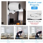 VESAFE VS-DC01 Security HD 720P Zwei-Wege-Audio-Wireless-WLAN-IP-Kamera, unterstützt Nachtsicht, PIR-Erkennung und TF-Karte, IP54 wasserdicht, VS-DC01 – Bild 12