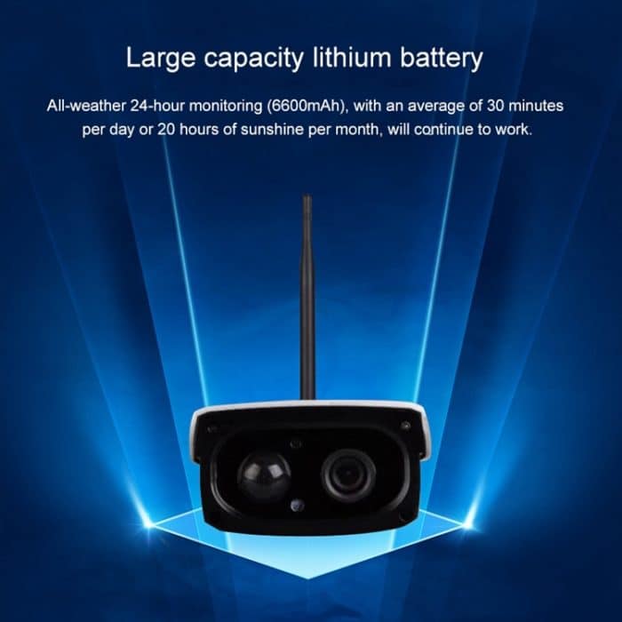 VESAFE VS-Y3 Outdoor HD 1080P Solarenergie-Sicherheits-IP-Kamera, unterstützt Bewegungserkennung und PIR-Weckfunktion, IP66 wasserdicht, VS-Y3 – Bild 6