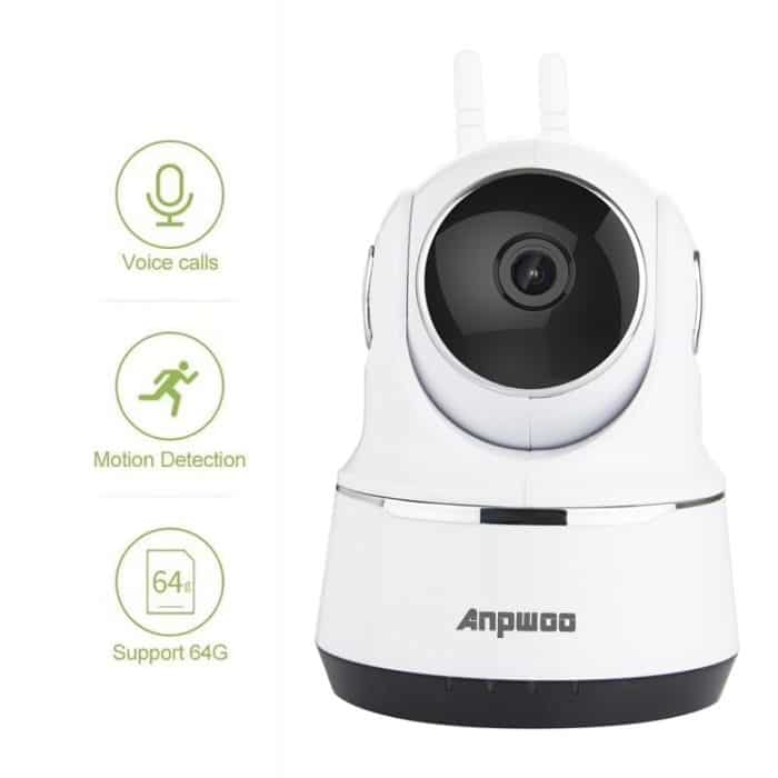 Anpwoo Guardian 2.0MP 1080P 1/3 Zoll CMOS HD WiFi IP-Kamera, unterstützt Bewegungserkennung/Nachtsicht, Guardian Black, Guardian White – Bild 3