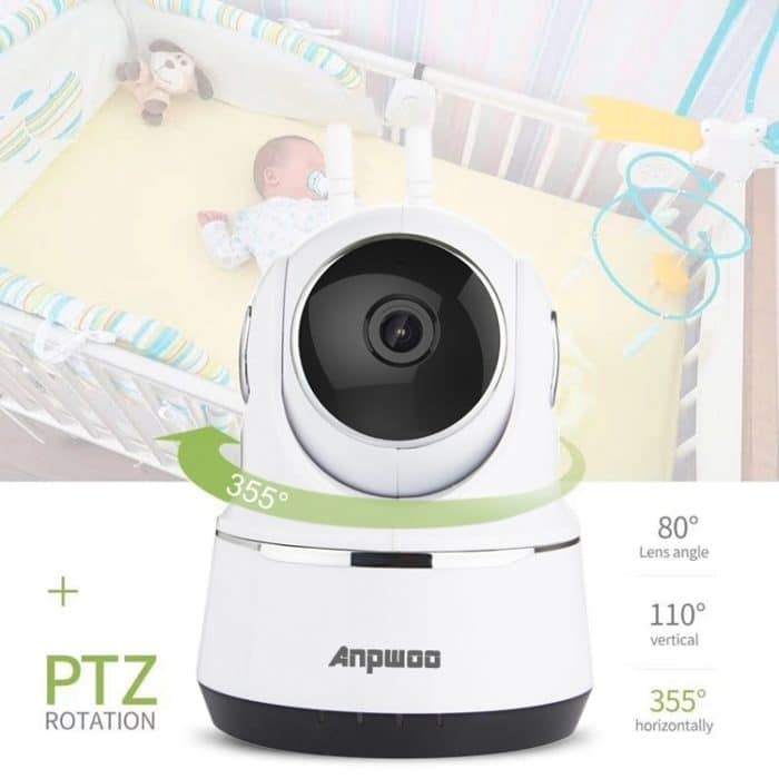 Anpwoo Guardian 2.0MP 1080P 1/3 Zoll CMOS HD WiFi IP-Kamera, unterstützt Bewegungserkennung/Nachtsicht, Guardian Black, Guardian White – Bild 4