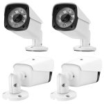 A4B3Kit 2MP 4CH 1080P CCTV-Überwachungskamerasystem AHD DVR-Überwachungsset, unterstützt Nachtsicht/Bewegungserkennung – Bild 5