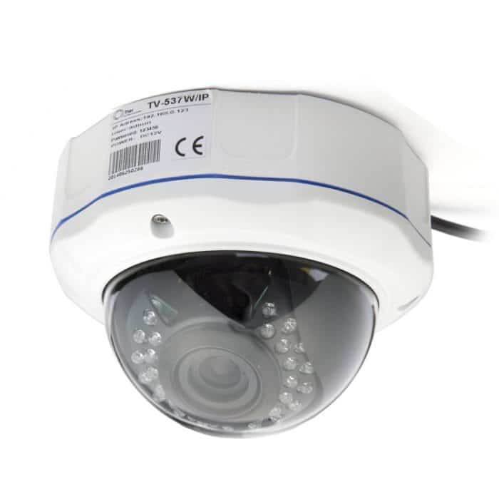 TV-537H5/IP AF POE H.264++ 5MP IP Dome Kamera Autofokus 4x Zoom 2,8-12MM Objektiv Überwachungskameras, TV-537H5/IP – Bild 2