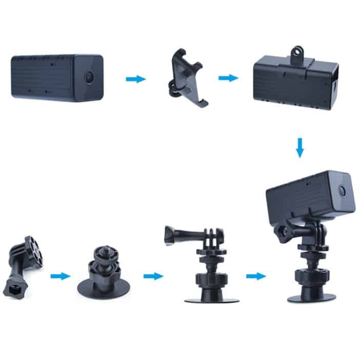 WD9 1080P WiFi-Netzwerk-Fernüberwachungskamera, unterstützt Bewegungserkennung / Infrarot-Nachtsicht / Zweiwege-Sprachsprechanlage – Bild 5