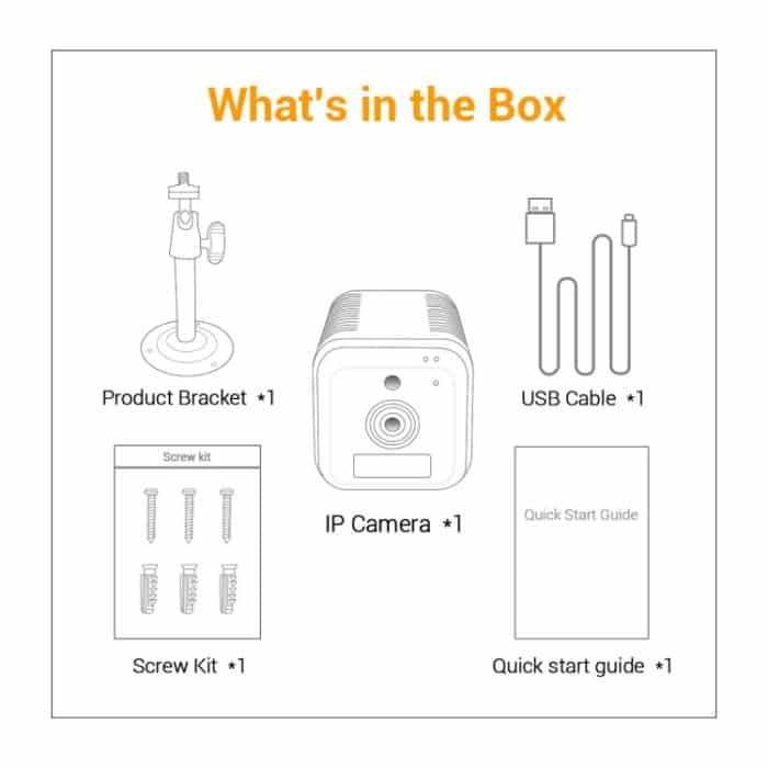 ESCAM G18 1080P Full HD wiederaufladbare WiFi-IP-Kamera mit Akku, unterstützt Nachtsicht / PIR-Bewegungserkennung / TF-Karte / Zwei-Wege-Audio, G18 – Bild 15