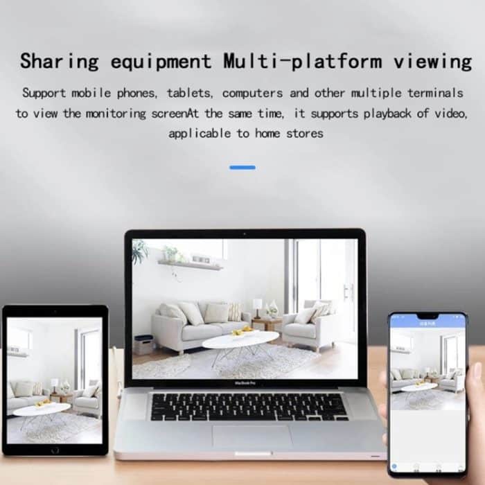 X6D 720P Wireless Home Mini-Überwachungskamera, unterstützt Infrarot-Nachtsicht, Bewegungserkennung und TF-Karte, 720P – Bild 8