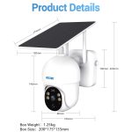 ESCAM QF255 2,0 Mio. Pixel 1080p HD WIFI-Solarkamera, Unterstützung mit zwei Wege-Voice & Pir Motion Detection & Night Vision & TF-Karte – Bild 16