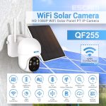 ESCAM QF255 2,0 Mio. Pixel 1080p HD WIFI-Solarkamera, Unterstützung mit zwei Wege-Voice & Pir Motion Detection & Night Vision & TF-Karte – Bild 4