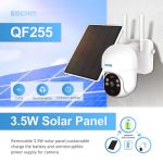 ESCAM QF255 2,0 Mio. Pixel 1080p HD WIFI-Solarkamera, Unterstützung mit zwei Wege-Voice & Pir Motion Detection & Night Vision & TF-Karte – Bild 6