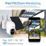 ESCAM QF255 2,0 Mio. Pixel 1080p HD WIFI-Solarkamera, Unterstützung mit zwei Wege-Voice & Pir Motion Detection & Night Vision & TF-Karte – Bild 7
