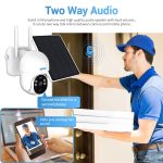 ESCAM QF255 2,0 Mio. Pixel 1080p HD WIFI-Solarkamera, Unterstützung mit zwei Wege-Voice & Pir Motion Detection & Night Vision & TF-Karte – Bild 10