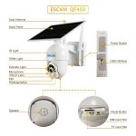 ESCAM QF450 HD 1080P 4G US-Version Solarbetriebene IP-Kamera ohne Erinnerung, Unterstützung von zwei Wege Audio & Pir Motion Detection & Night Vision & TF-Karte – Bild 12
