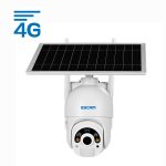 ESCAM QF450 HD 1080P 4G EU-Version Solarbetriebene IP-Kamera mit 128g-Speicher, Unterstützung mit zwei Wege Audio & Pir Motion Detection & Night Vision & TF-Karte