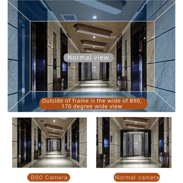 B90-Batterie-Überwachungskamera mit niedrigem Power, Unterstützung mit zwei Wege-Gegensprechanlage, TF-Karte, PIR-Induktionsperson – Bild 11