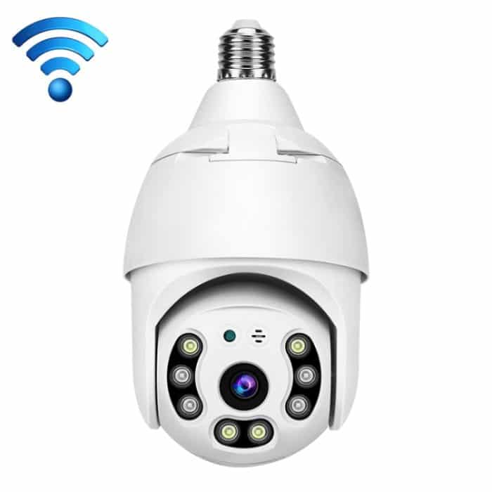 NC0316.jpg DP183,0Millionen PixelSmart-Dualband WiFi1080P HDim Freiennetz -GlühlampeKamera, UnterstützungInfrarot-Nachtsicht &Motion Detection&TF-Karte – Bild 1
