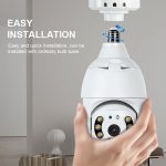 DP183,0Millionen PixelSmart-Dualband WiFi1080P HDim Freiennetz -GlühlampeKamera, UnterstützungInfrarot-Nachtsicht &Motion Detection&TF-Karte – Bild 9