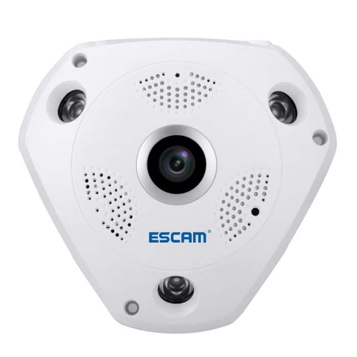 ESCAM Shark QP180 960P 360-Grad-Fischaugenobjektiv 1,3 MP WiFi-IP-Kamera, Unterstützung für Bewegungserkennung / Nachtsicht, IR-Entfernung: 10 m – Bild 2