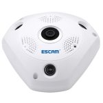 ESCAM Shark QP180 960P 360-Grad-Fischaugenobjektiv 1,3 MP WiFi-IP-Kamera, Unterstützung für Bewegungserkennung / Nachtsicht, IR-Entfernung: 10 m – Bild 3
