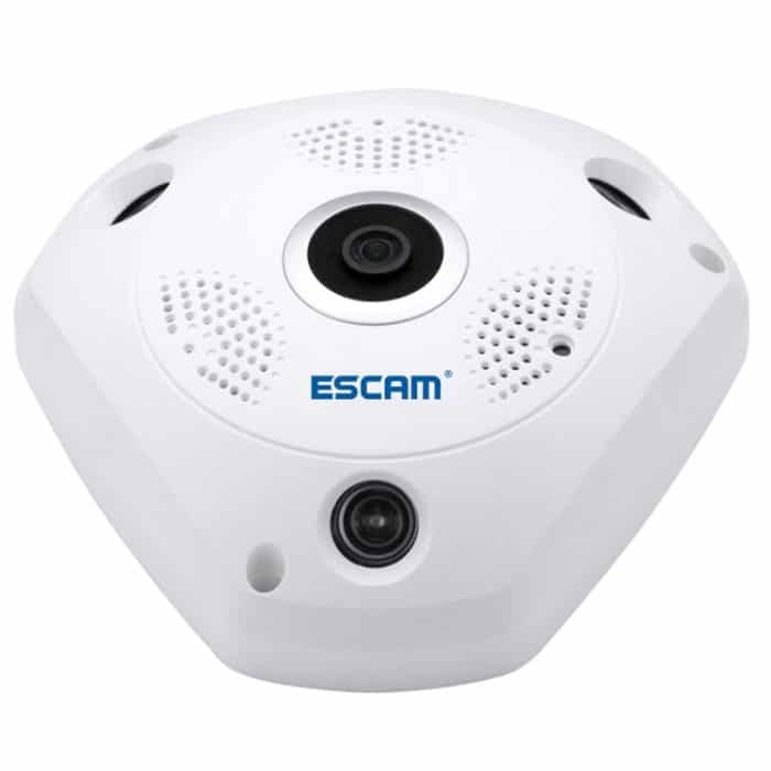 ESCAM Shark QP180 960P 360-Grad-Fischaugenobjektiv 1,3 MP WiFi-IP-Kamera, Unterstützung für Bewegungserkennung / Nachtsicht, IR-Entfernung: 10 m – Bild 3