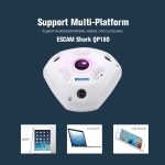 ESCAM Shark QP180 960P 360-Grad-Fischaugenobjektiv 1,3 MP WiFi-IP-Kamera, Unterstützung für Bewegungserkennung / Nachtsicht, IR-Entfernung: 10 m – Bild 22