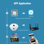 ESCAM Shark QP180 960P 360-Grad-Fischaugenobjektiv 1,3 MP WiFi-IP-Kamera, Unterstützung für Bewegungserkennung / Nachtsicht, IR-Entfernung: 10 m – Bild 23