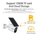 ESCAM QF490 HD 1080P 4G Solar Panel IP -Kamera, US / AU -Version – Bild 8