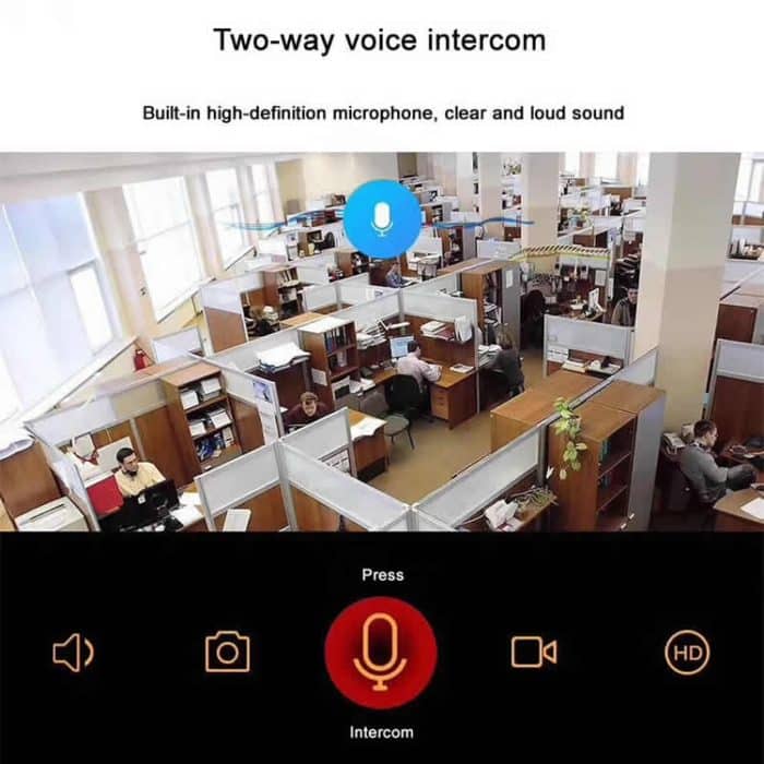 Anpwoo MN003 360 Grad Panorama 960P HD WiFi IP-Kamera, Unterstützung Bewegungserkennung & Infrarot Nachtsicht & TF-Karte (max. 64 GB) – Bild 11