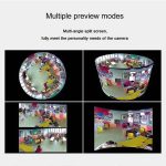 Anpwoo MN003 360 Grad Panorama 960P HD WiFi IP-Kamera, Unterstützung Bewegungserkennung & Infrarot Nachtsicht & TF-Karte (max. 64 GB) – Bild 12