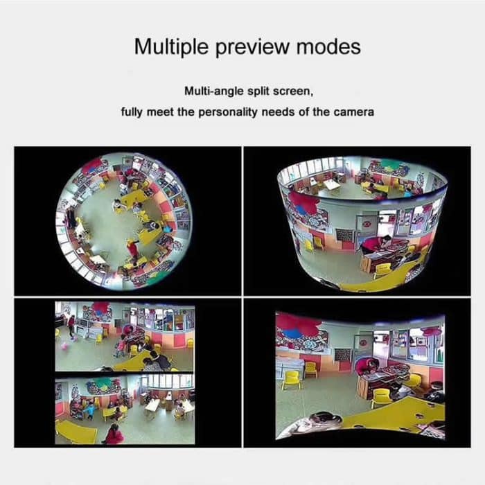 Anpwoo MN003 360 Grad Panorama 960P HD WiFi IP-Kamera, Unterstützung Bewegungserkennung & Infrarot Nachtsicht & TF-Karte (max. 64 GB) – Bild 12