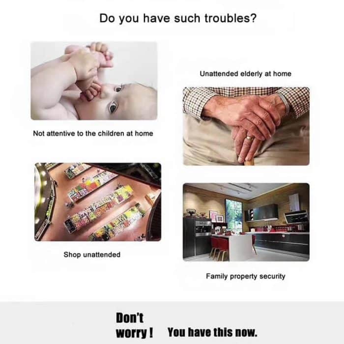 Anpwoo MN003 360 Grad Panorama 960P HD WiFi IP-Kamera, Unterstützung Bewegungserkennung & Infrarot Nachtsicht & TF-Karte (max. 64 GB) – Bild 15