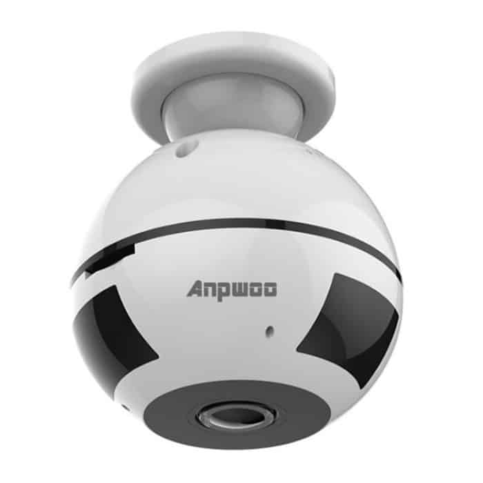 Anpwoo MN003 360 Grad Panorama 960P HD WiFi IP-Kamera, Unterstützung Bewegungserkennung & Infrarot Nachtsicht & TF-Karte (max. 64 GB) – Bild 4