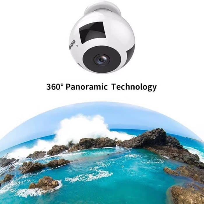 Anpwoo MN003 360 Grad Panorama 960P HD WiFi IP-Kamera, Unterstützung Bewegungserkennung & Infrarot Nachtsicht & TF-Karte (max. 64 GB) – Bild 8