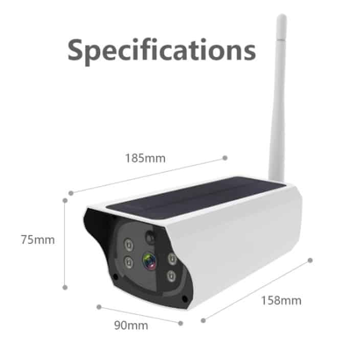 VESAFE Y4P Outdoor HD 1080P Solarstrom-Sicherheits-IP-Kamera, unterstützt Bewegungserkennung und PIR-Weckfunktion, IP66 wasserdicht, Y4P – Bild 18