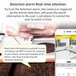 GH3 WiFi Smart Überwachungskamera mit Stativ, unterstützt Nachtsicht / Zwei-Wege-Audio, GH3 with Tripod – Bild 8