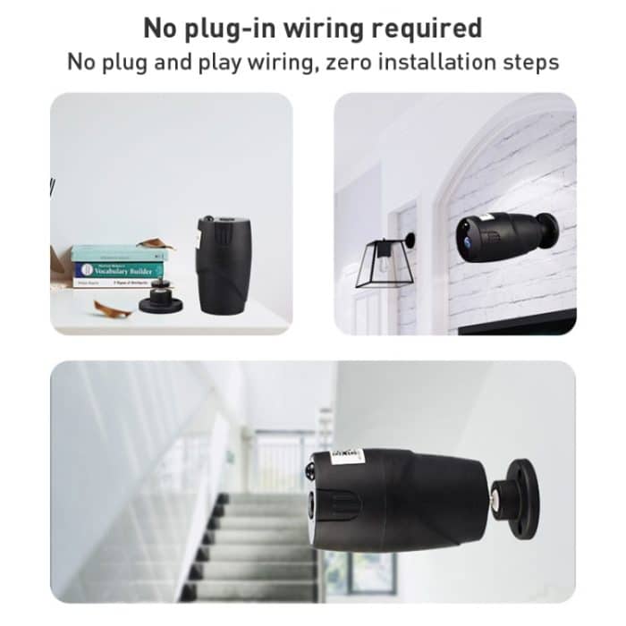 GH6 WiFi Smart Überwachungskamera, unterstützt Nachtsicht / Zwei-Wege-Audio, GH6 – Bild 5