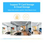 YT24 V380 3,0 MP Schwenk-Neige-IP-Kamera, WiFi-Smart-Überwachungskamera, unterstützt TF-Karte/Zwei-Wege-Audio/Bewegungserkennung/Nachtsicht, YT24 3.0MP – Bild 5