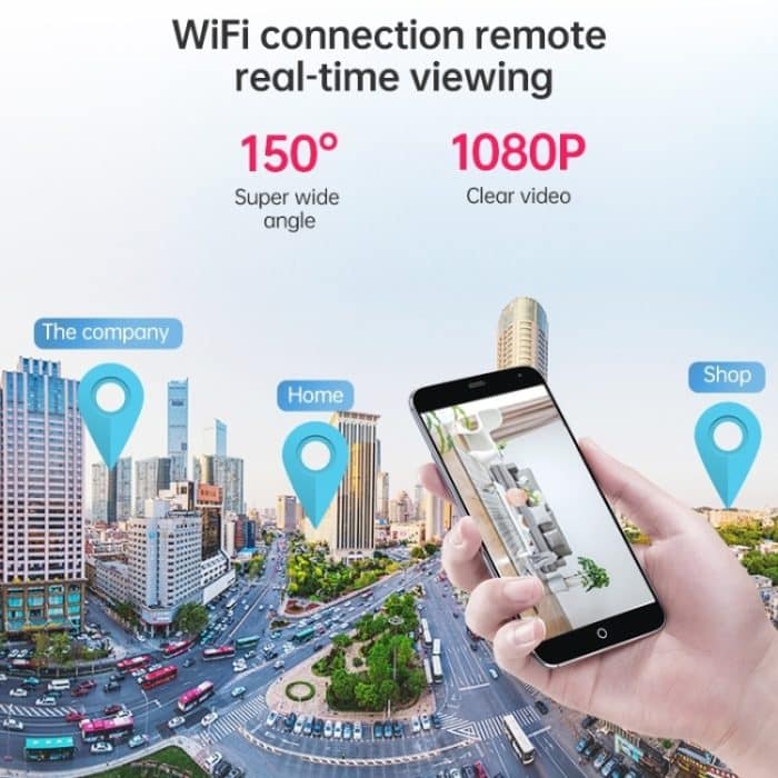 A9 1080P WiFi Wireless Netzwerkkamera Weitwinkelrekorder, A9 1080P (Black), A9 1080P (White) – Bild 13